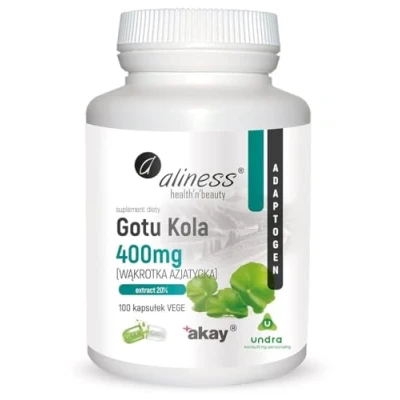 Abbildung von Indische Wassernabel Gotu Kola 400 mg 100 Kapseln Aliness