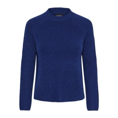 Abbildung von pieces Rundhalspullover PCELLEN (1 tlg) Plain/ohne Details