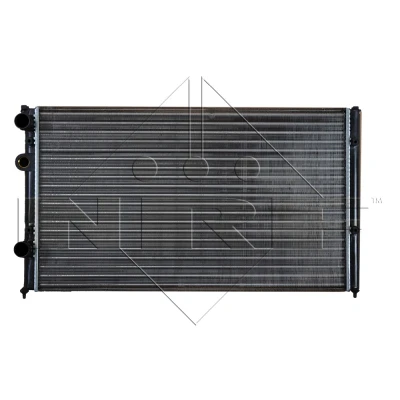 Abbildung von NRF 58093 Kühler, Motorkühlung Aluminium 628 378 34 Kühlrippen mechanisch gefügt VOLKSWAGEN: Caddy 2 Kastenwagen, GOLF 3 Variant, Polo III Schrägheck