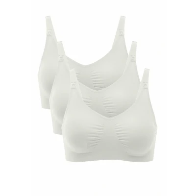 Abbildung von Medela 3ER PACK Schwangerschafts UND Still Bustier, Damen, Größe: Small, White