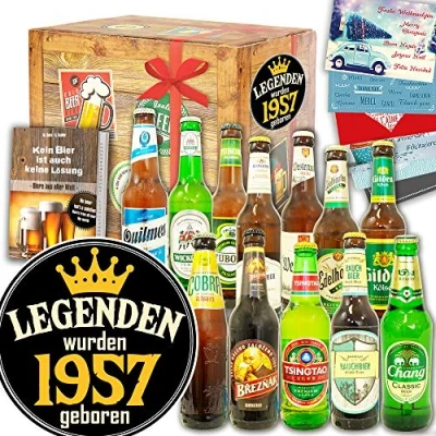 Abbildung von Legenden 1957 ++ Geschenk 12x Bier Welt und DE Zum Geburtstag Geschenke