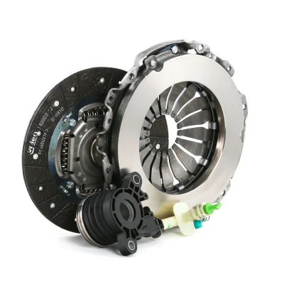 Abbildung von VALEO KIT3P (CSC) 834312 Kupplungssatz mit Kupplungsdruckplatte, Zentralausrücker Kupplungsscheibe 215 RENAULT: Kangoo II Express, CLIO 3