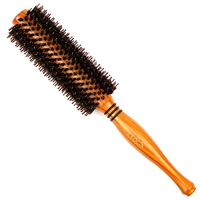 Abbildung von H&amp;S Haarbürste Holzbürste für mehr Volumen im Haar und Bartstyling, 1 tlg., Holzhaarbürste voluminöses Bartstyling
