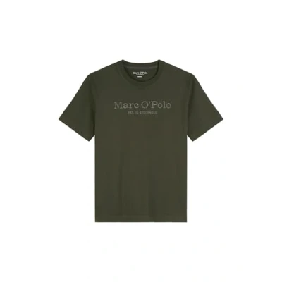 Abbildung von Marc O&#039;Polo Short Sleeve CREW NECK Classic Inside Chest Tshirt print, Herren, Größe: Medium, Neverland iron
