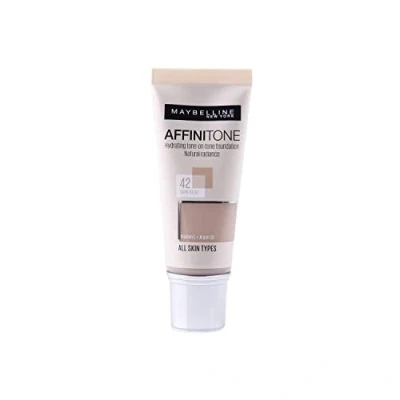Abbildung von Maybelline Affinitone Perfecting And Protecting Foundation, Dark Beige &#039;42&#039;