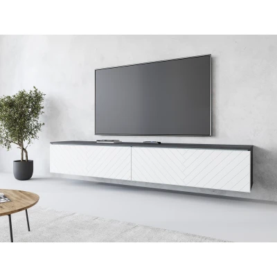 Abbildung von INOSIGN Lowboard &quot;Vera&quot;, Breite 180 cm mit besonderer Strukturfront, stehend und hängend