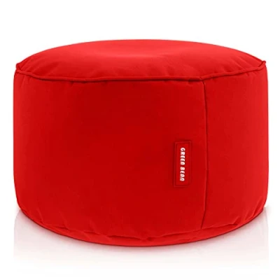 Abbildung von Green Bean Pouf Stay (Sitzsack Hocker 25x45cm mit EPS Perlen Füllung , Fußhocker Fußkissen Sitz für Sitzsäcke), Bodenkissen Kinder und Erwachsene Sitzkissen Sitzhocker