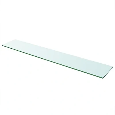 Abbildung von vidaXL Glasboden Glasscheibe Glasplatte für Glasregal Transparent 110 cm x 20