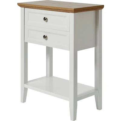 Abbildung von Jahnke Konsolentisch &quot;CLASSIC CONSOLE 60&quot;, Konsolentisch, Beistelltisch, 2 Schubladen und 1 Ablage, 60x34x78 cm