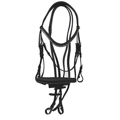 Abbildung von Rhinegold 0 Anatomic Cavesson Bridle Pony Havana Trense