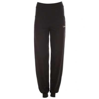 Abbildung von WINSHAPE Damen Functional Luftig legere High Waist trainingshose Wh12 Trainingshose, Schwarz, L EU