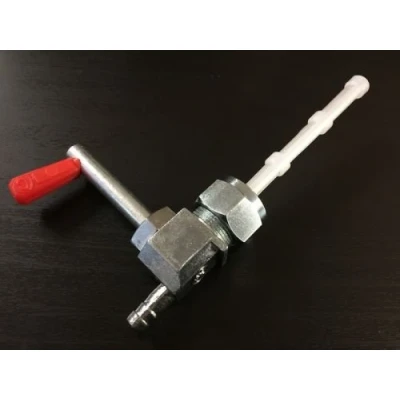 Abbildung von M16 x 1 Benzinhahn Kraftstoffhahn für Simson S51 S50 S70 KR51 SR50 SR80 langer Hebel Mofa Moped Mokick