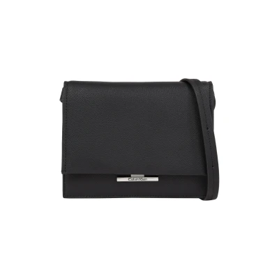Abbildung von Calvin Klein Linear Crossbody Umhängetasche, Damen, Größe: One Size, Black