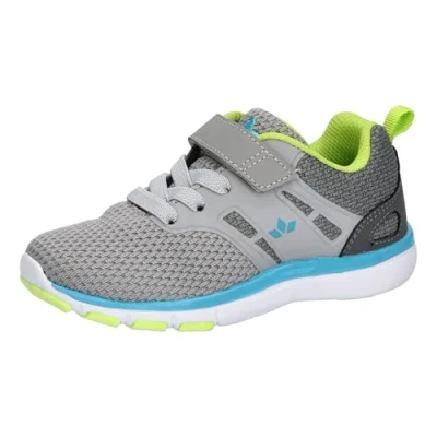 Abbildung von LICO Freizeit Bongo Sneaker low für Kinder, Größe: 33, Grau lemon petrol Schuhe