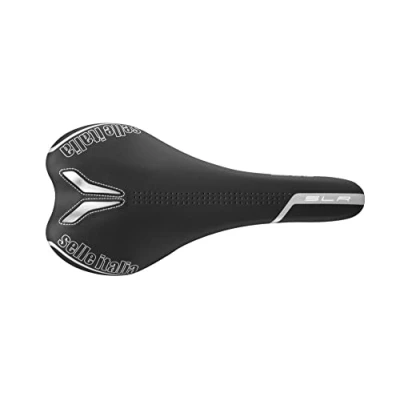 Abbildung von Selle Italia SLR TT Manganese Rennradsattel, neutrale anatomische Form, Rennrad, Mangan Rahmen Schwarz