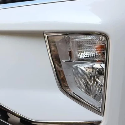 Abbildung von HIGH FLYING für Eclipse Cross 2018 2020 Exterieur Nebelscheinwerfer Dekor ABS Kunststoff Verchromt 2 Stück