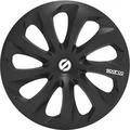 Abbildung von SPARCO SPC1370BK Sicilia 4 Stück Radzierblenden, Schwarz, Stück, 13&quot;