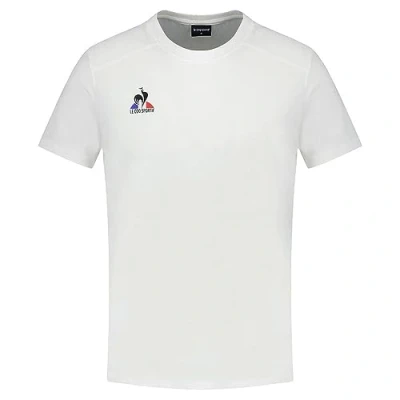 Abbildung von Le Coq Sportif Herren Tennis Tee Ss N4 M New Optical White T Shirt, S