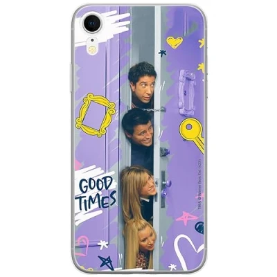 Abbildung von ERT GROUP Handyhülle für iPhone XR Original und offiziell Lizenziertes Friends Muster 036 optimal an die Form des Handy angepasst, hülle aus TPU