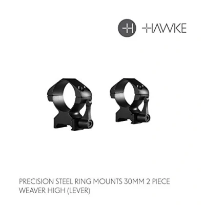 Abbildung von PRECISION STEEL RING MOUNTS with lever 23017 Weaver, 30mm Diameter, High (Lever)