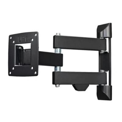 Abbildung von Hama TV Wandhalterung Schwenkbar, Neigbar (10 26 Zoll TV/Monitor Halterung für Bildschirme bis zu 20 kg, max. VESA 100x100, Ausziehbare Fernsehwandhalterung inkl. Fischer Dübel) schwarz