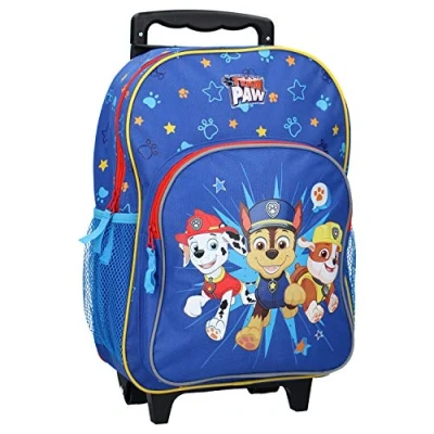 Abbildung von Vadobag Kinderrucksack PAW PATROL Trolley Kinder Rucksack Teamwork Reisekoffer, 38 cm, blau (520 1391), Handgepäckkoffer