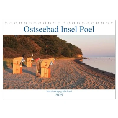 Abbildung von Ostseebad Insel Poel (Tischkalender 2025 DIN A5 quer), CALVENDO Monatskalender
