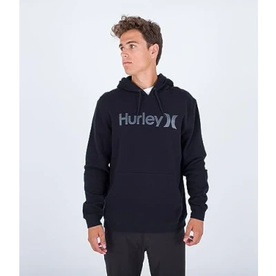 Abbildung von Hurley Herren O&amp;o Solid Fleece Po Pullover Sweater, Schwarz, M