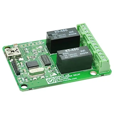Abbildung von USB Relay Module (2 Channel, 5V Powered Relay)