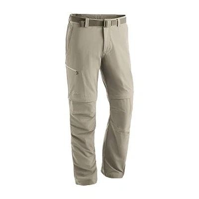 Abbildung von Maier Sports 3000006 Wanderhose Zipp Off, Feather Gray, 32