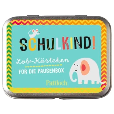 Abbildung von Schulkind! Lob Kärtchen für die Pausenbox: Lobkarten Erstklässler und Grundschüler (Kleine Geschenke zur Einschulung &amp; Schultüte)