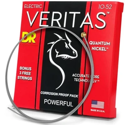 Abbildung von DR Strings VERITAS Saiten für E Gitarren (VTE 10/52)
