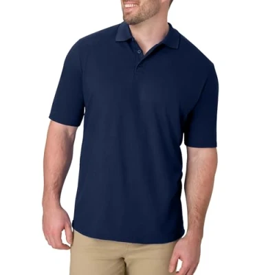 Abbildung von Hanes Herren kurzärmeliges X Temp W/FreshIQ Polo, Navy, XX Large