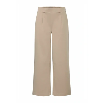 Abbildung von b.young Byrizetta WIDE Cropped Stoffhose, Damen, Größe: XXL, Roasted cashew