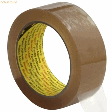 Abbildung von 6 x Scotch Packband 38mm 66m braun