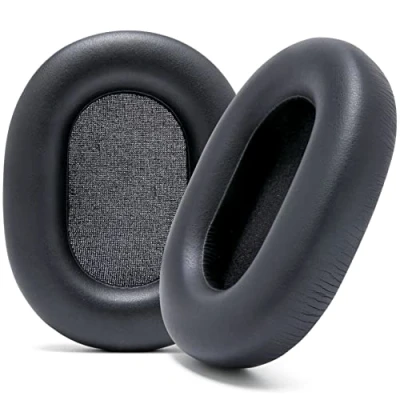 Abbildung von WC Wicked Cushions Extra Dicke Ohrpolster für Sony WH 1000XM5 weiche PU Lederkissen, luxuriöser geräuschisolierender Memory Schaum, zusätzliche Black