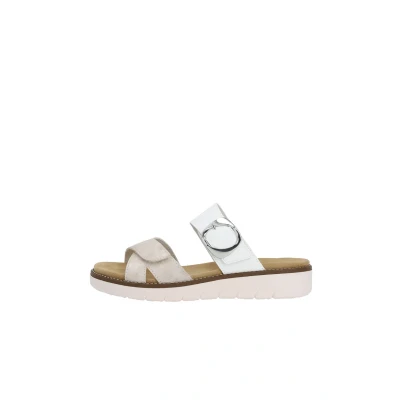 Abbildung von Remonte Pantolette flach, Damen, Größe: 42, Metallic Schuhe