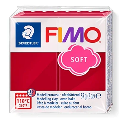 Abbildung von Fimo soft boetseerklei 56 g kersrood