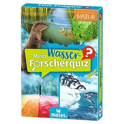 Abbildung von Moses. Expedition Natur Mein Wasser Forscherquiz, 100 spannende Fragen rund ums Wasser, für Kinder ab 8 Jahren