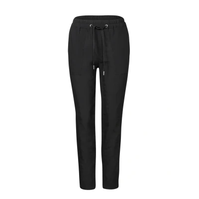 Abbildung von Street One Struktur Stoffhose, Damen, Größe: 42x28, Schwarz