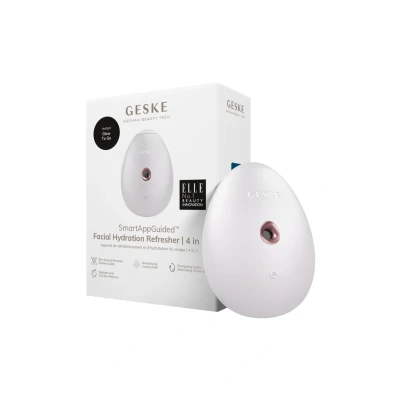 Abbildung von GESKE SmartAppGuided™ Facial Hydration Refresher 4 in 1 Wasserzerstäuber Gesichtsdampfer Wasserspray Face Mister Gesichtsreinigungsgerät Sprühnebler Kosmetik natürlicher Glow