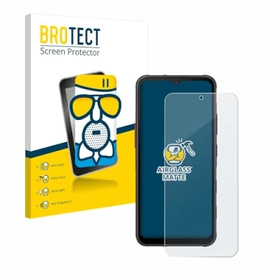 Abbildung von BROTECT Entspiegelungs Schutzglas für Samsung Galaxy XCover 7 Schutz Folie Panzerfolie Glas Matt [Extrem Kratzfest 9H, Anti Reflex, Fingerprint]