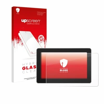 Abbildung von upscreen Schutzglas für SmallHD Indie 5 Schutzfolie, Glas Folie [Klar, 9H Panzerschutz, Anti Fingerprint]