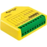Abbildung von Shelly Plus RGBW PM WLAN und Bluetooth Controller für LED Streifen 12 24 VDC Dimmer Unterputz Lichtsteuerung &amp; Strommessung Kein Hub erforderlich iOS Android App