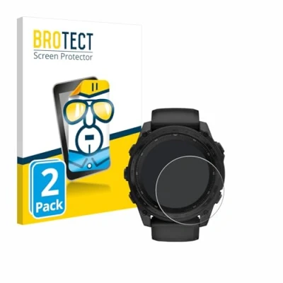 Abbildung von BROTECT (2 Stück Schutzfolie für Garmin Tactix 8 Solar (51 mm) Displayschutz Folie Ultra Klar