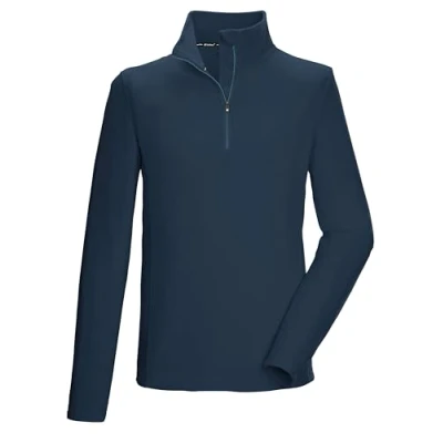 Abbildung von killtec Herren Fleeceshirt mit Stehkragen und Reißverschluss KSW 99 MN FLC SHRT, dunkelblau, 4XL, 40878 000