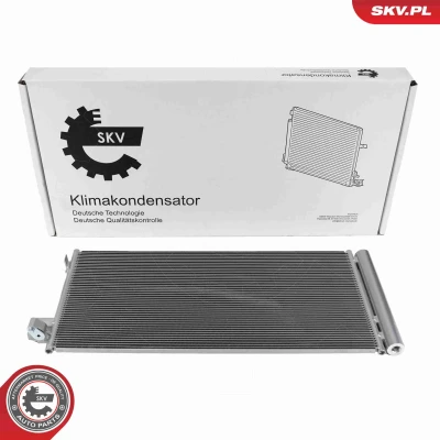 Abbildung von ESEN SKV 86SKV574 Klimakondensator mit Trockner Aluminium 668mm BMW: 3 Limousine, Touring