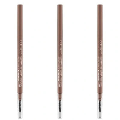 Abbildung von Catrice Augenbrauen Stift Slim&#039;Matic Ultra Precise Waterproof, 3er Pack, Browliner im 3 er Set, wasserfest
