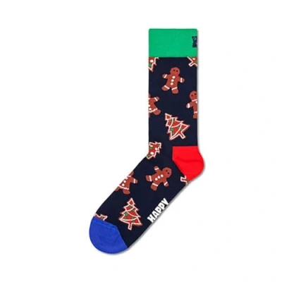 Abbildung von Happy Socks Gingerbread Cookies GIFT BOX Unisex Socken, Größe: 41 46, Navy