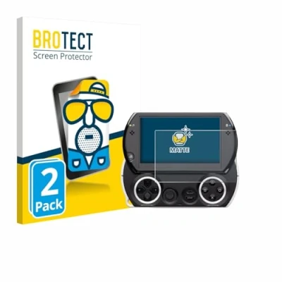 Abbildung von BROTECT Entspiegelungs Schutzfolie für Sony PSP Go (2 Stück) Matte Displayschutz Folie, Anti Reflex, Fingerprint